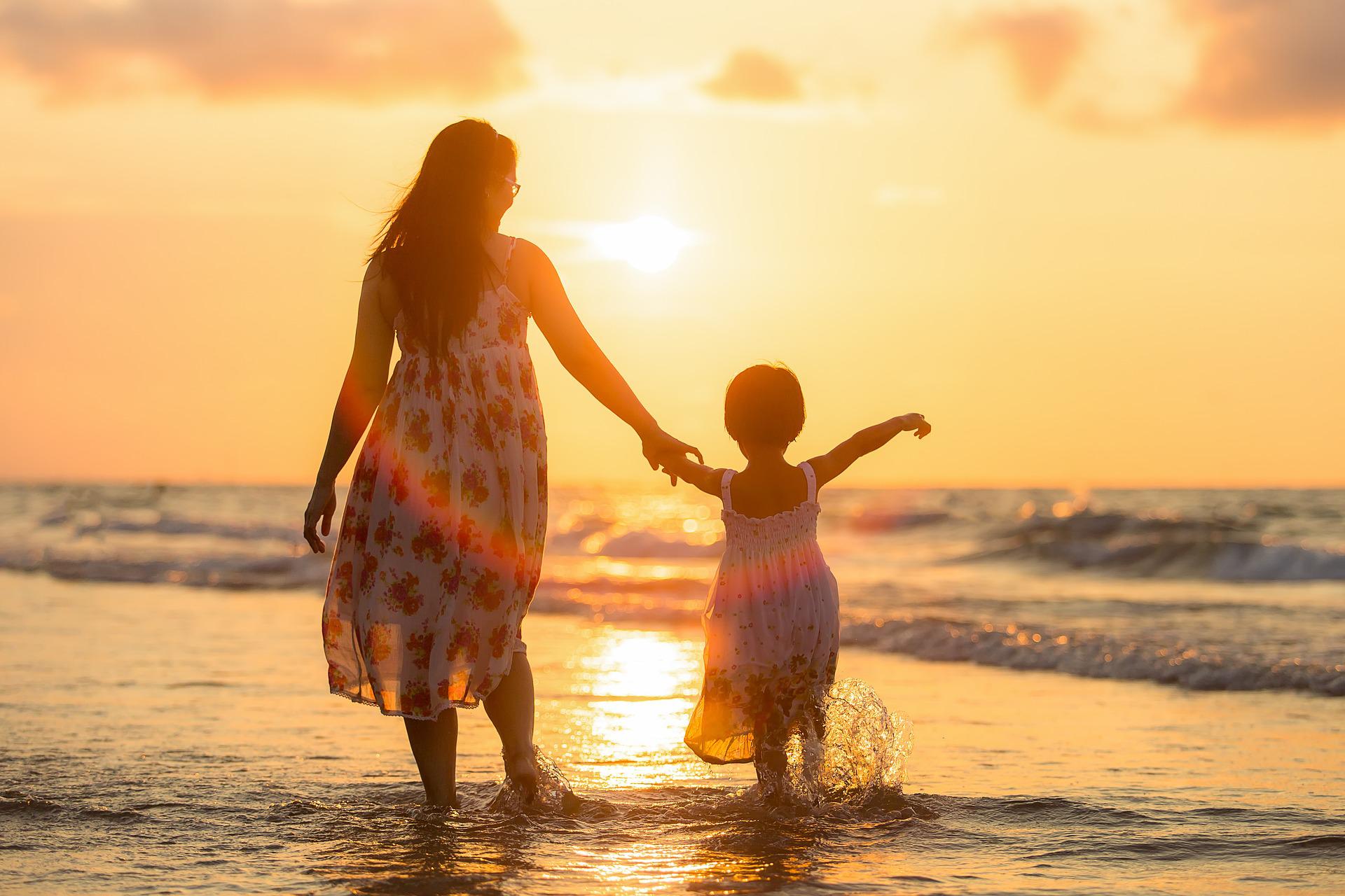 Con Angelica...nel tramonto al mare