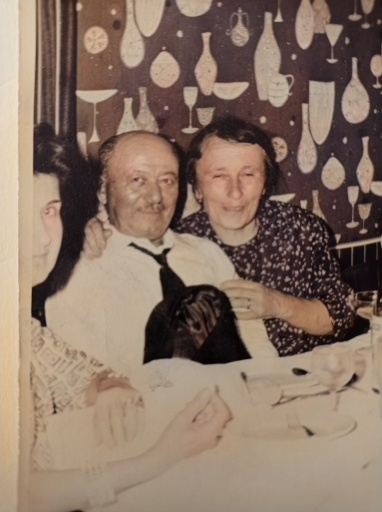 nel 1962 insieme al marito Giuseppe al matrimonio del primogenito Alessandro - 15 gosto 1962